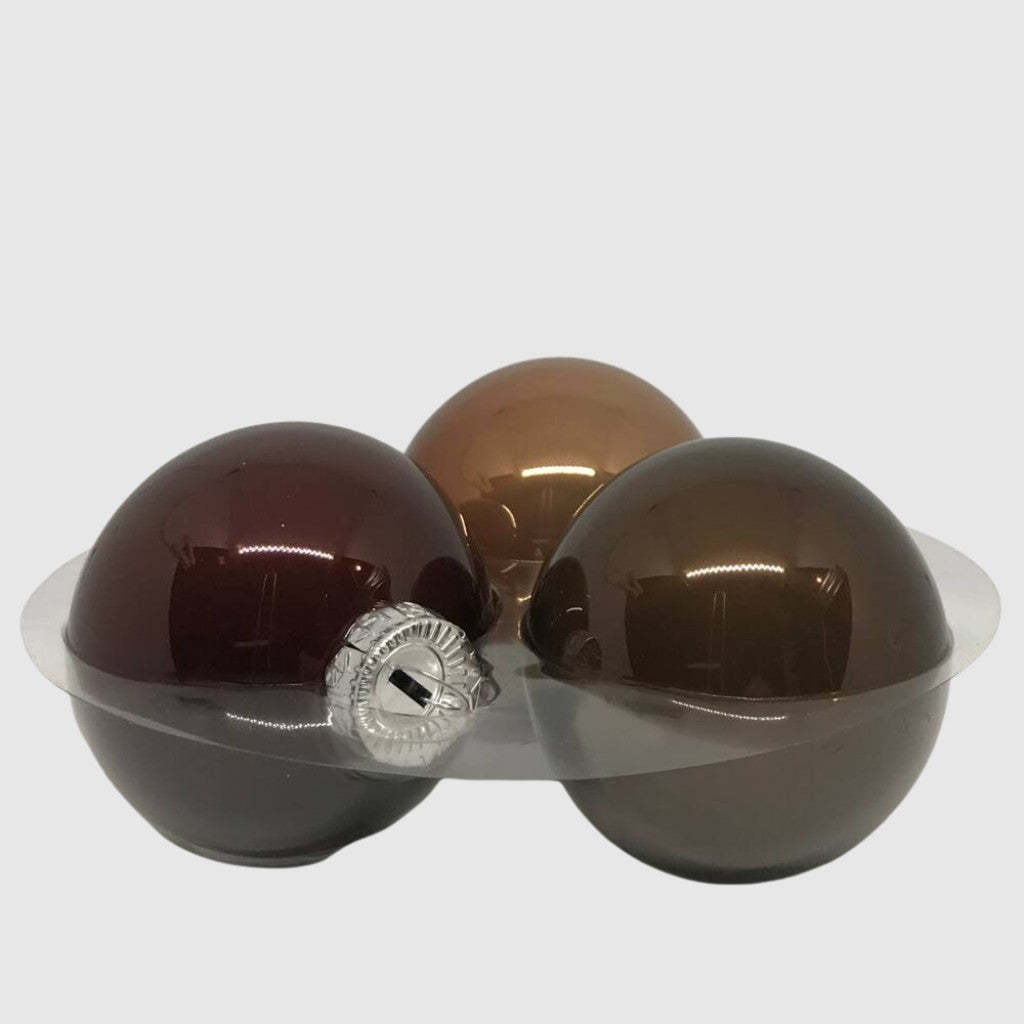 Elegant Lounge üveg karácsonyi gömb szett 12*6cm - 3