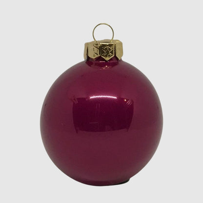 Jolly Spirit rózsaszín üveg karácsonyi gömb szett 12*6cm - 7