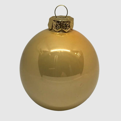 Silent Night üveg karácsonyi gömb szett 12*6cm - 7