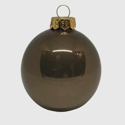 Silent Night üveg karácsonyi gömb szett 12*6cm - 8
