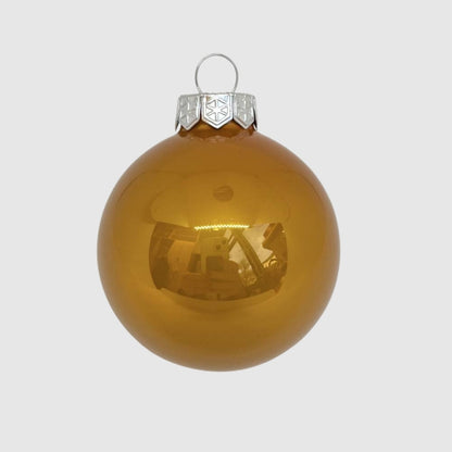 Barokk üveg karácsonyi gömb szett 12*6cm - 6
