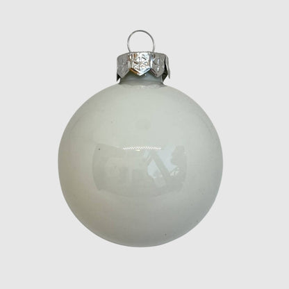 Barokk üveg karácsonyi gömb szett 12*6cm - 7