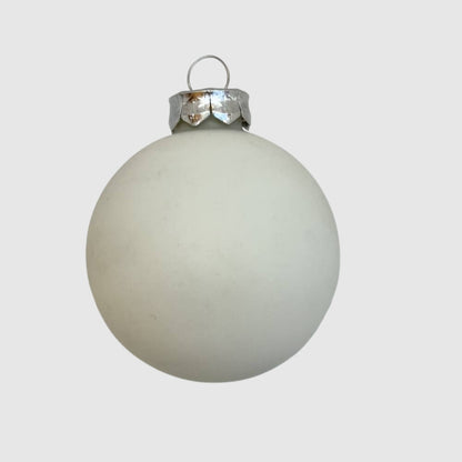 Barokk üveg karácsonyi gömb szett 12*6cm - 8