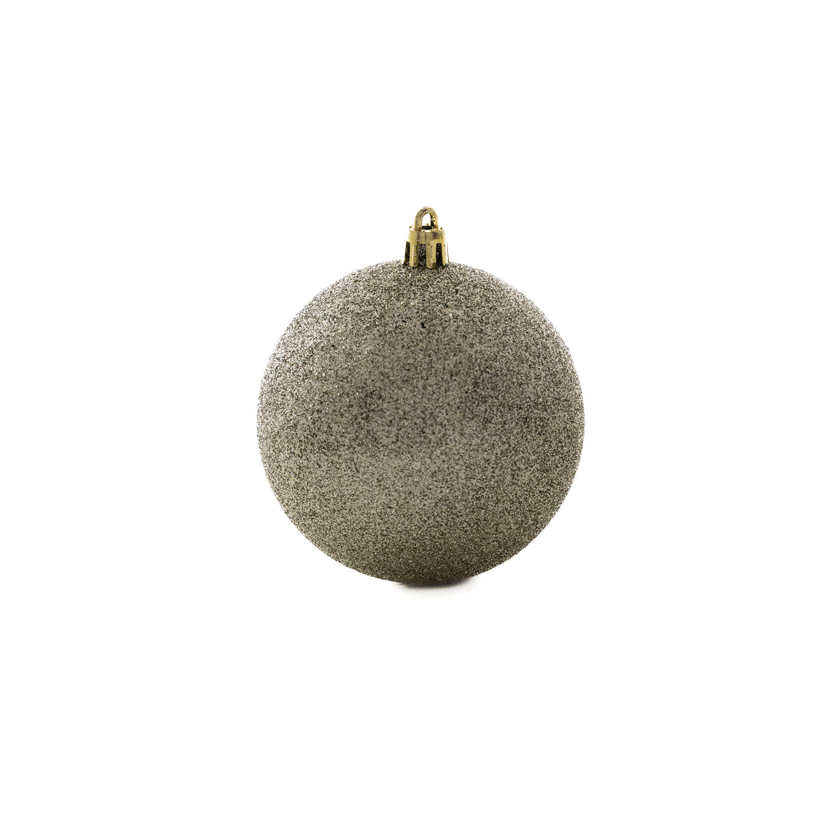 Borostyán műanyag gömb szett 8 cm 6 db