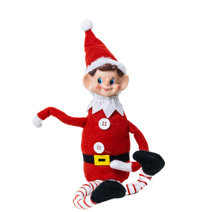 Elf manó textil figura hajlítható végtagokkal 35 cm