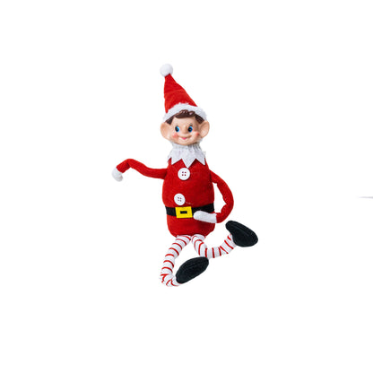 Elf manó textil figura hajlítható végtagokkal 35 cm