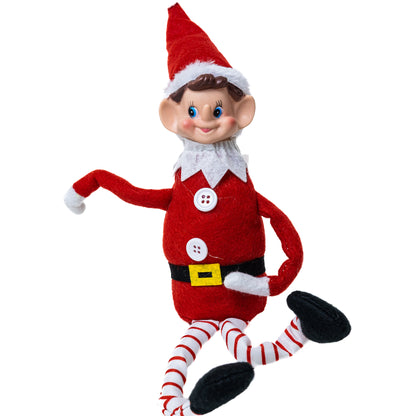 Elf manó textil figura hajlítható végtagokkal 35 cm