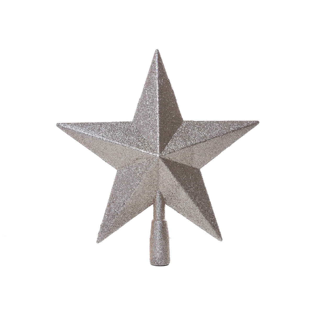Pezsgő glitteres csúcsdísz 28.5 cm