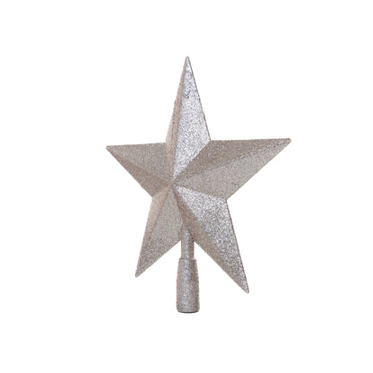 Pezsgő glitteres csúcsdísz 28.5 cm