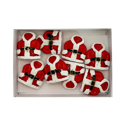 Öntapadós Mikulás-kabát figura, 2,5 cm, 3. kép