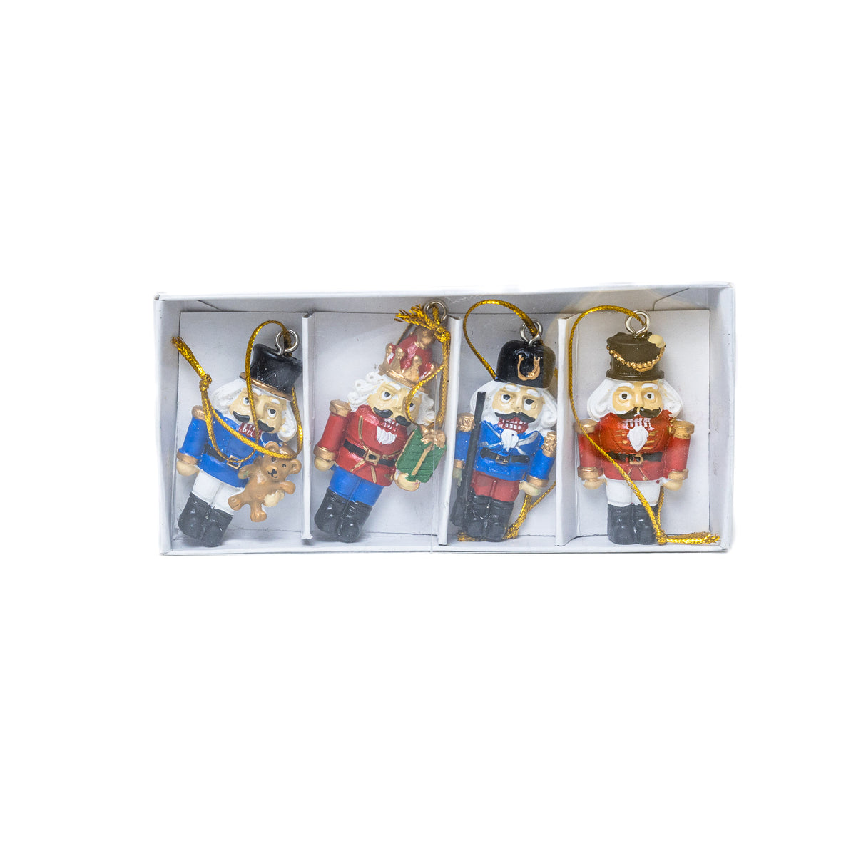 Diótörő katona figura akasztóval, 5 cm, 4 db dobozban, 8. kép