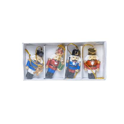 Diótörő katona figura akasztóval, 5 cm, 4 db dobozban, 8. kép