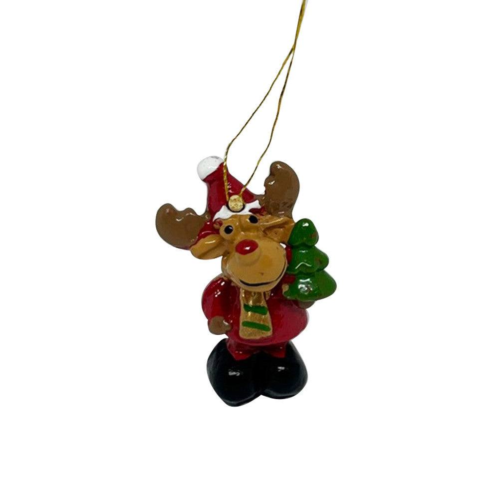 Rénszarvas figurák akasztóval 4 db-os - 4