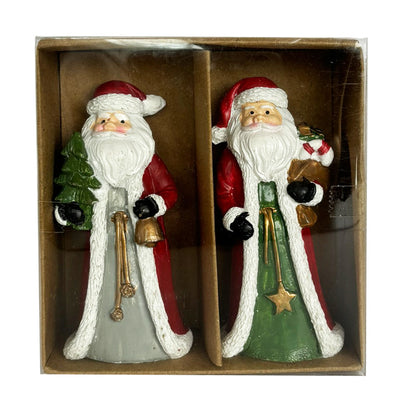 Poly Mikulás figura piros kabátban, 10 cm, 3. kép
