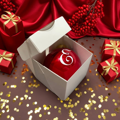 Díszdoboz 8cm-es üveggömbhöz